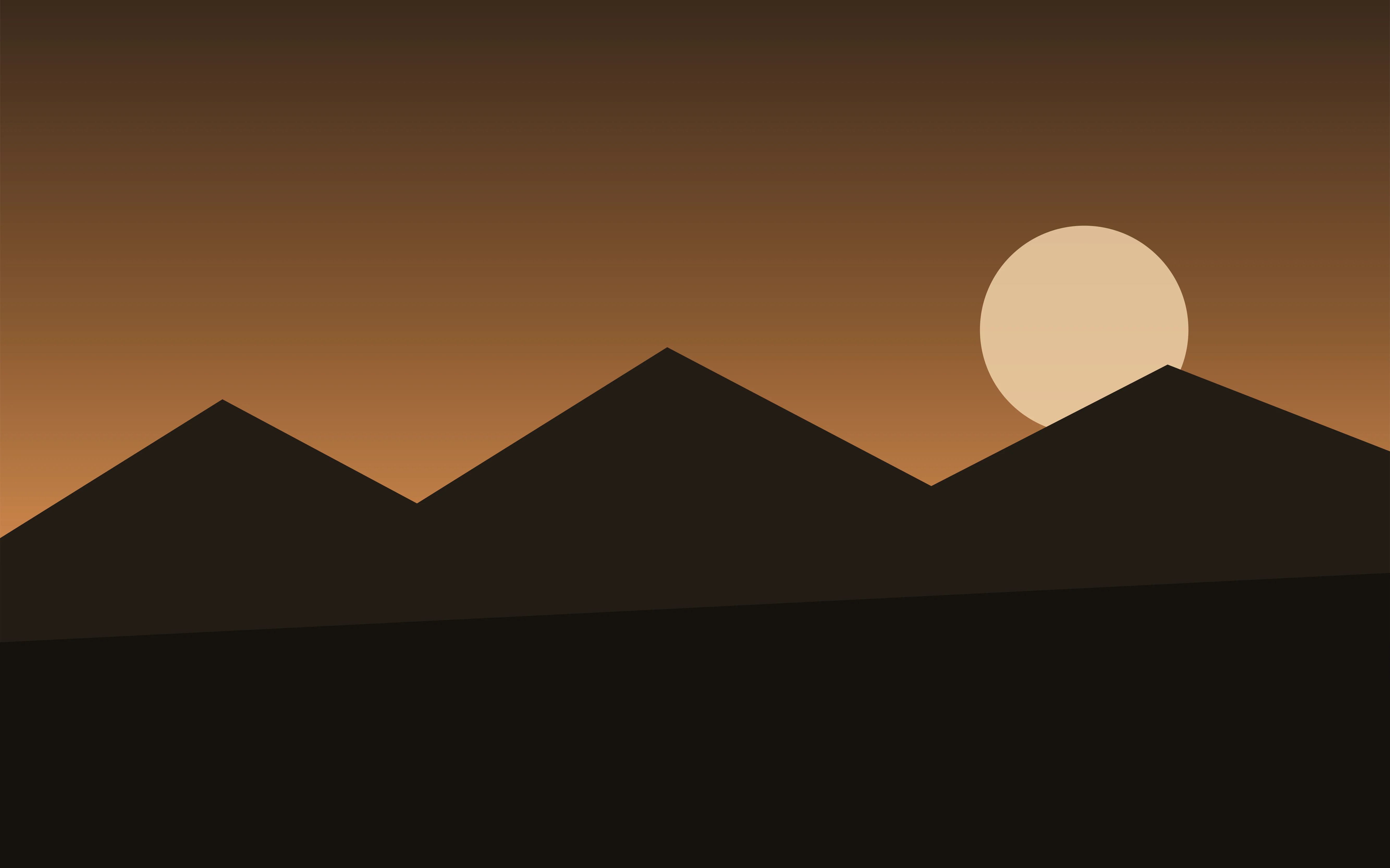 Nevada landscape at dusk